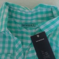 Нова дамска риза с къс ръкав Terranova - размер М, снимка 7 - Ризи - 11095471