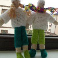плетени на една кука куклички, снимка 13 - Кукли - 21420729