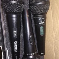 yamaha & akg & behringer-profi microphone-внос швеицария, снимка 1 - Ресийвъри, усилватели, смесителни пултове - 20355620