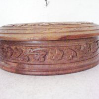 Стара кутия дърворезба 3, снимка 2 - Антикварни и старинни предмети - 25093781