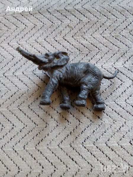 Стара играчка слон, снимка 1