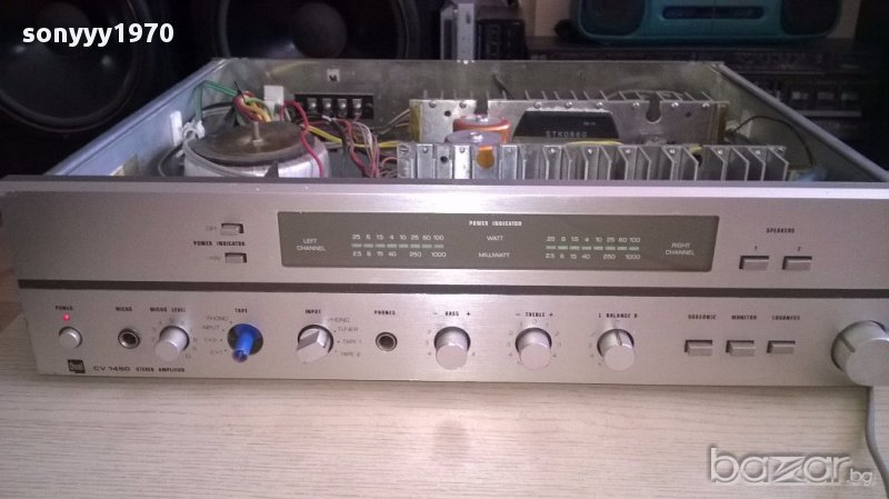 Dual amplifier 2x90w-made in germany-внос швеицария, снимка 1