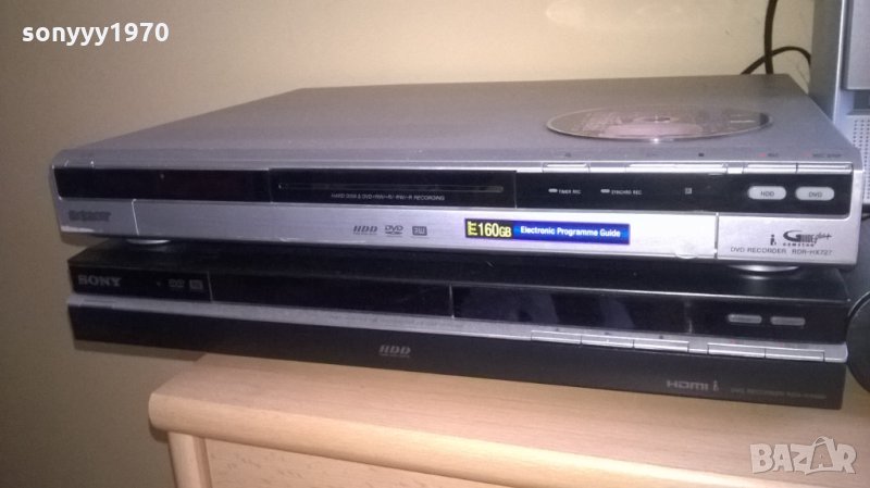 SONY HDD/DVD RECORDER-195ЛВ ЗА БРОИКА, снимка 1