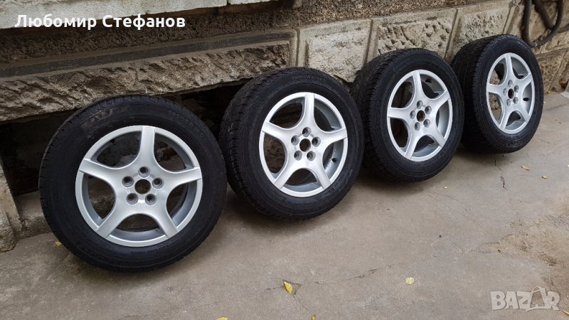 4 броя алуминиеви джанти за бус 5х112 с гуми 205/65/16, снимка 1