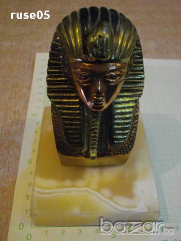 Глава на фараон от бронз