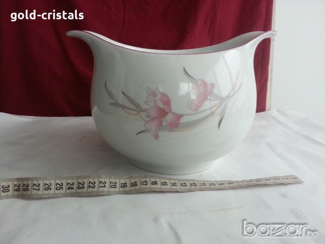 стар български порцелан супник купа , снимка 4 - Антикварни и старинни предмети - 20839348