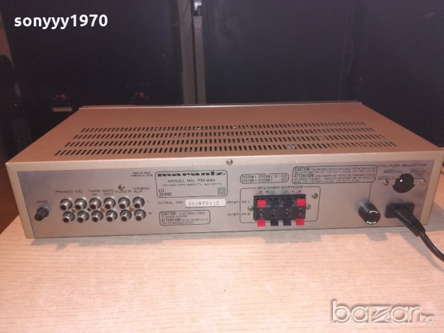 marantz stereo amplifier-made in japan-внос швеицария, снимка 14 - Ресийвъри, усилватели, смесителни пултове - 21147478
