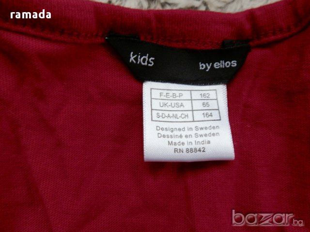 нова блузка в червено, снимка 2 - Детски Блузи и туники - 11464730