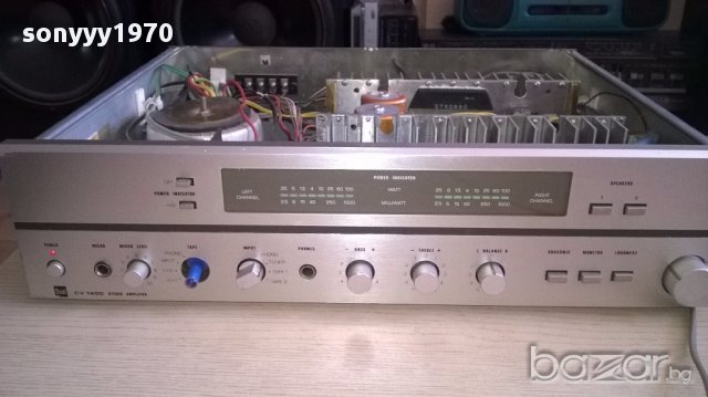 Dual amplifier 2x90w-made in germany-внос швеицария, снимка 1 - Ресийвъри, усилватели, смесителни пултове - 14216288