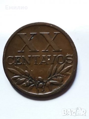 Португалия сет Две Монети 1944 и 1879, снимка 3 - Нумизматика и бонистика - 25402898