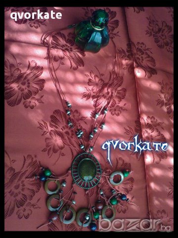 Колие със стоманена плочка, снимка 2 - Колиета, медальони, синджири - 9255079