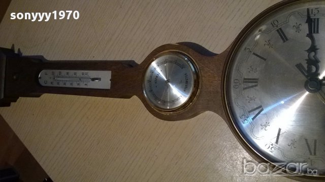 ПОРЪЧАН-Месинг-антика-ретро часовник с уреди 70/20см, снимка 5 - Антикварни и старинни предмети - 13739651