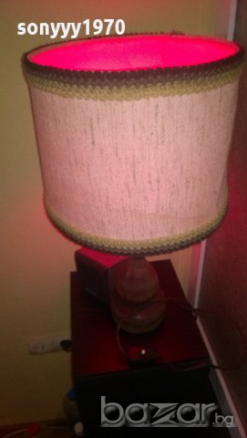 ретро-нощна лампа-внос швеицария 50/30см-от швеицария, снимка 8 - Антикварни и старинни предмети - 9002179