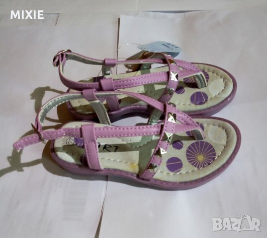 Нови лилави сандали, № 27, снимка 3 - Детски сандали и чехли - 26120943