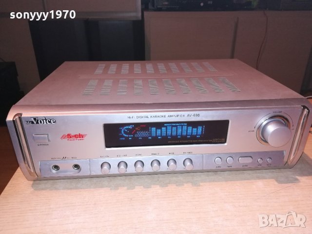 mc Voice av-698 hifi amplifier-germany-внос швеицария, снимка 7 - Ресийвъри, усилватели, смесителни пултове - 21572660