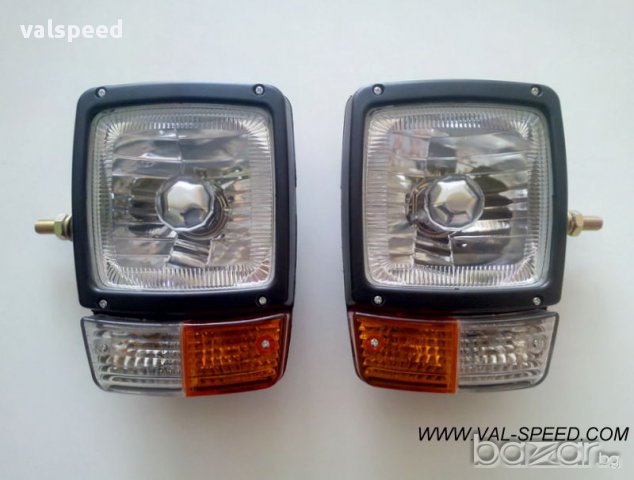  Фар с вграден мигач и габарит за камион,трактор,багер и др.