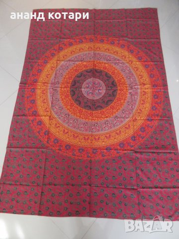 Индийски чаршафи тип мандала, снимка 1