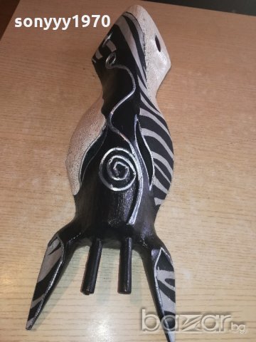 дървена маска-зебра-50х15х8см-внос швеицария, снимка 7 - Колекции - 20973842