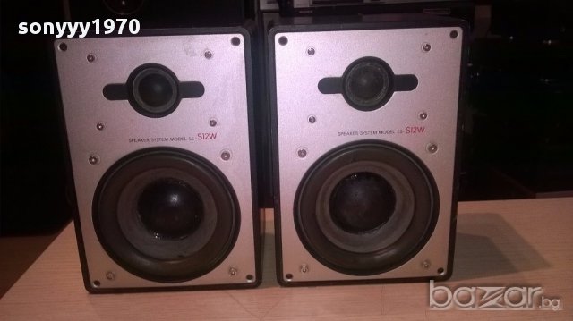 Aurex/toshiba ss-s12w 2х80watts/8ohms-22/15/12см-метални-внос швеицария, снимка 6 - Тонколони - 15655279