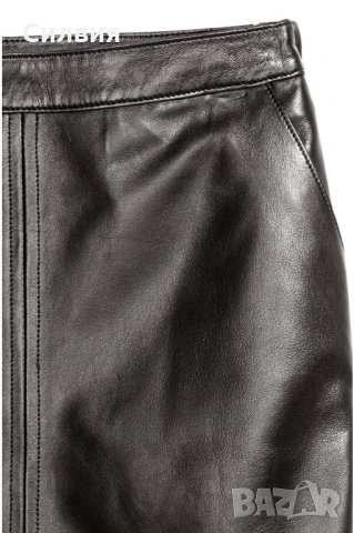 Кожена пола р-р (38), снимка 3 - Поли - 25246509