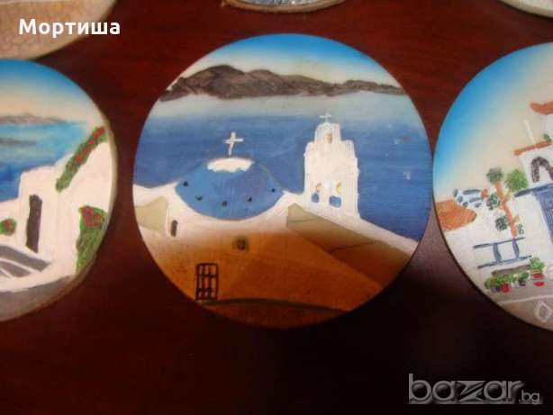 Прекрасни ръчно изработени поставки за чаши , снимка 3 - Декорация за дома - 18196960