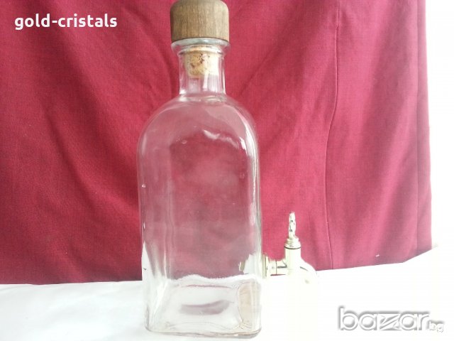 бутилка с канюла, снимка 2 - Антикварни и старинни предмети - 20839878