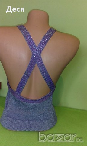 РАЗПРОДАЖБА марков топ с интересен гръб-РАМПРОДАЖБА, снимка 1