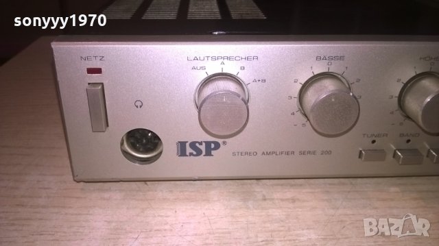 &isp serie 200-stereo amplifier-made in japan-внос франция, снимка 5 - Ресийвъри, усилватели, смесителни пултове - 24351444