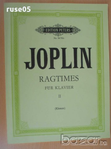 Книга "RAGTIMES FÜR KLAVIER - II - SCOTT JOPLIN" - 78 стр.