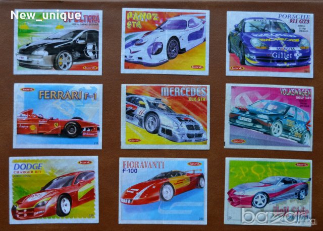 Картинки от дъвки Турбо и други с коли - колекционирам!, снимка 6 - Колекции - 20927746