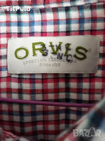 Мъжка риза ORVIS-3XL-100% лен, снимка 4 - Ризи - 21843077