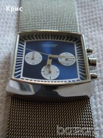 Нов! Ръчен часовник Бенетон UNITED COLORS OF BENЕTTON 7451902035 Хронограф Chronograph, снимка 10 - Мъжки - 12792525