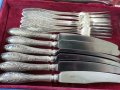Старинни руски посребрени прибори за хранене, снимка 4