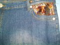 Дизайнерски дънкови бермуди ”DNA” jeans originals” Dona Caran New York! 4-5XL, снимка 4