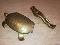 АНТИКА-ретро колекция-мед/месинг-костенурка , снимка 5