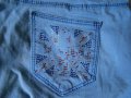 Къси дамски сини панталонки - размер М UK 10 / 38 EU , снимка 5