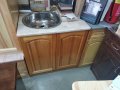 Шкаф мивка 80см. с термоплот и вградено корито алпака, снимка 1 - Кухни - 26000790