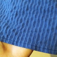 Дам.риза-"H&M"-/памук+вискоза+ликра/-турско синя. Закупена от Италия., снимка 9 - Ризи - 22003024