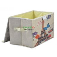 Сгъваема цветна кутия за съхранение с капаче и удобни дръжки за пренасяне, снимка 3 - Декорация за дома - 15763883
