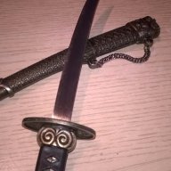 Метален меч с метална кания 24/5см-внос швеицария, снимка 3 - Антикварни и старинни предмети - 16093555