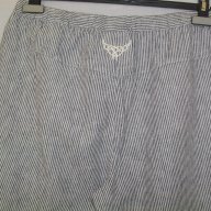 Ленени бермуди ”DNY” / голям размер с широки крачоли , снимка 7 - Къси панталони и бермуди - 15235792