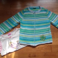 Benetton красива жилетка и тениска дисни , снимка 1 - Детски тениски и потници - 16359532