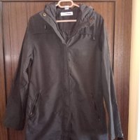 черно дълго тънко яке , снимка 1 - Якета - 23278144