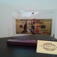 Банкноти - сувенири 100 доларова златни банкноти