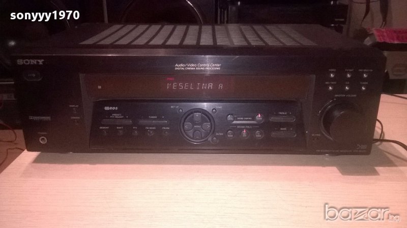 Sony str-de375 rds receiver 5 chanel-внос швеицария, снимка 1