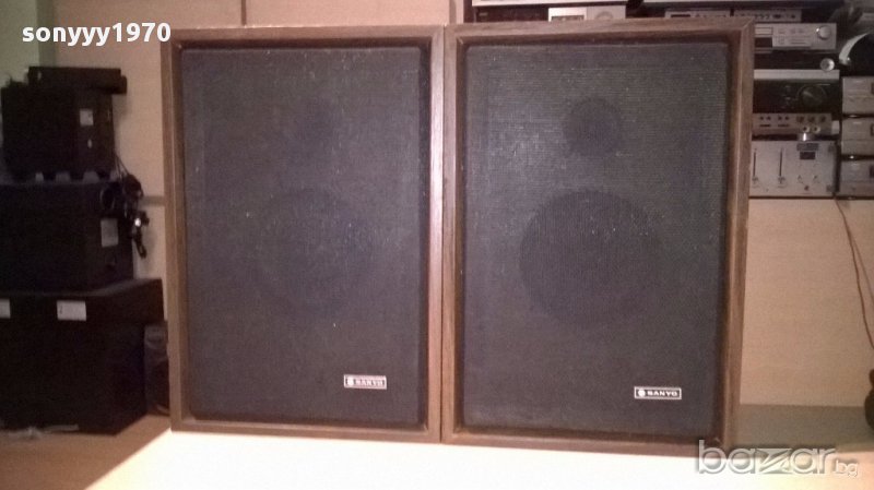 sanyo sx 807 speaker system-made in japan-44х30х30см, снимка 1