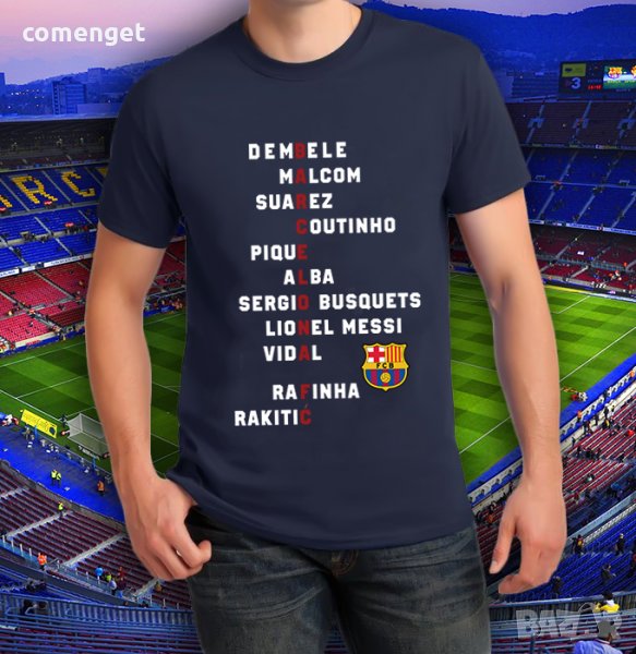 NEW! MЪЖКИ и ДЕТСКИ тениски BARCELONA TEAM / БАРСЕЛОНА! Поръчай модел с ТВОЯ идея!, снимка 1