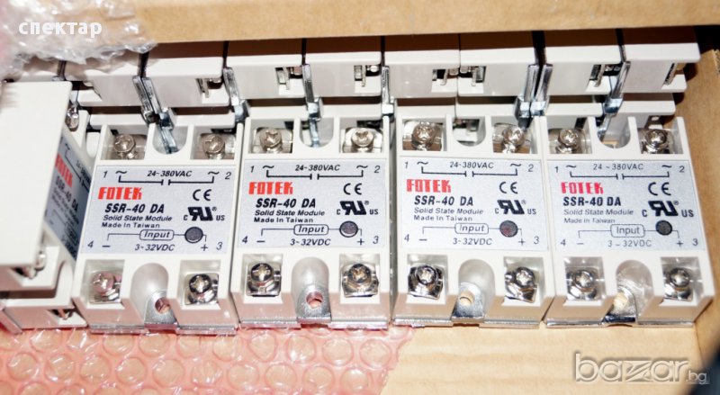 електронни ключове(релета) SSR реле 24VAC - 380VAC SSR Контактор, снимка 1