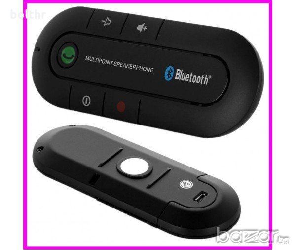 Автомобилен Bluetooth Hands Free Car Kit комплект, снимка 1