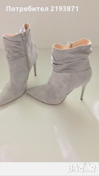 Италиански боти естествена кожа велур номер 40 Mai Piu Senza, снимка 1